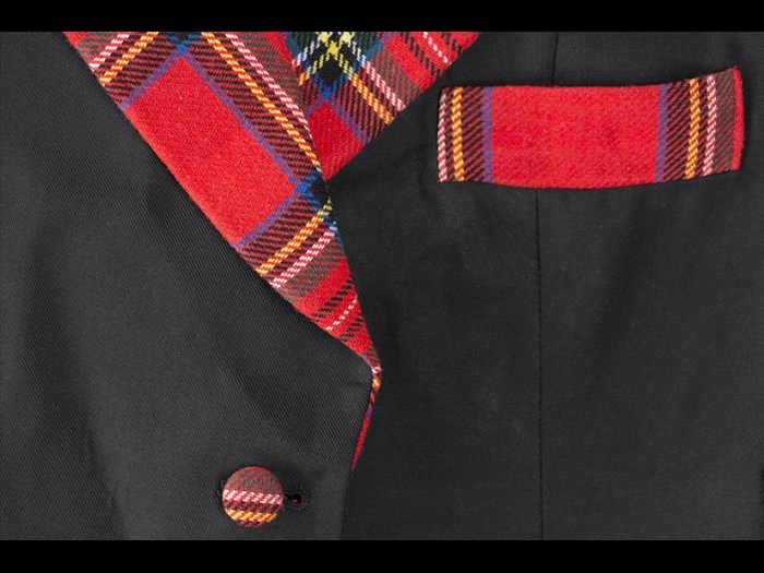 Detail of coat belonging to the Bay City Rollers.