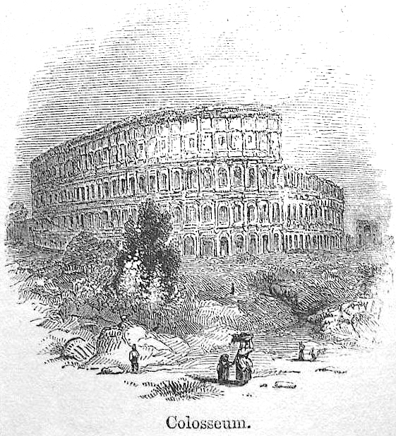 Colosseum, from first edition, volume 1, page 214, 1860.