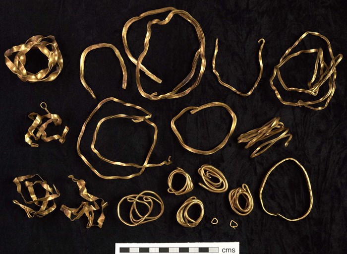 The Priddy Hoard, Somerset (courtesy of the Portable Antiquities Scheme and © South West Heritage Trust (Museums Service)