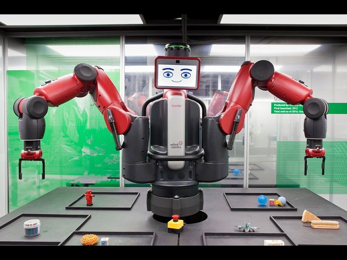 Collaborative robot Baxter, built by ReThink Robots, USA, 2015 © The Board of Trustees of the Science Museum.