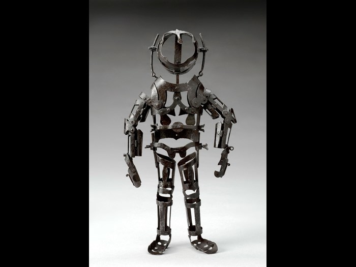 Manikin used to illustrate the articulation of the human body, 1582–1600 © The Board of Trustees of the Science Museum.