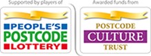 Supported by players of People's Postcode Lottery, Awarded funds from Postcode Culture Trust
