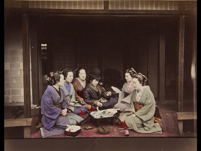 Shuzaburo Usui. [Six Women], 1870s. Courtesy of the Andrew Carnegie Birthplace Museum.
