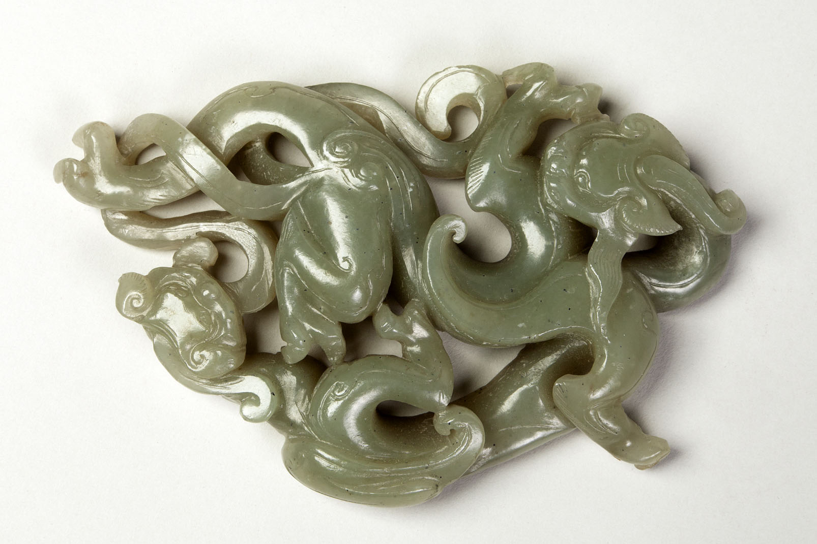 Chinese Jade Clothing Plaque. Ming Dynasty, Wanli Period, 1573-1619. James Cromar Watt bequest, 1941. © Aberdeen City Council (Art Gallery and Museums Collections)