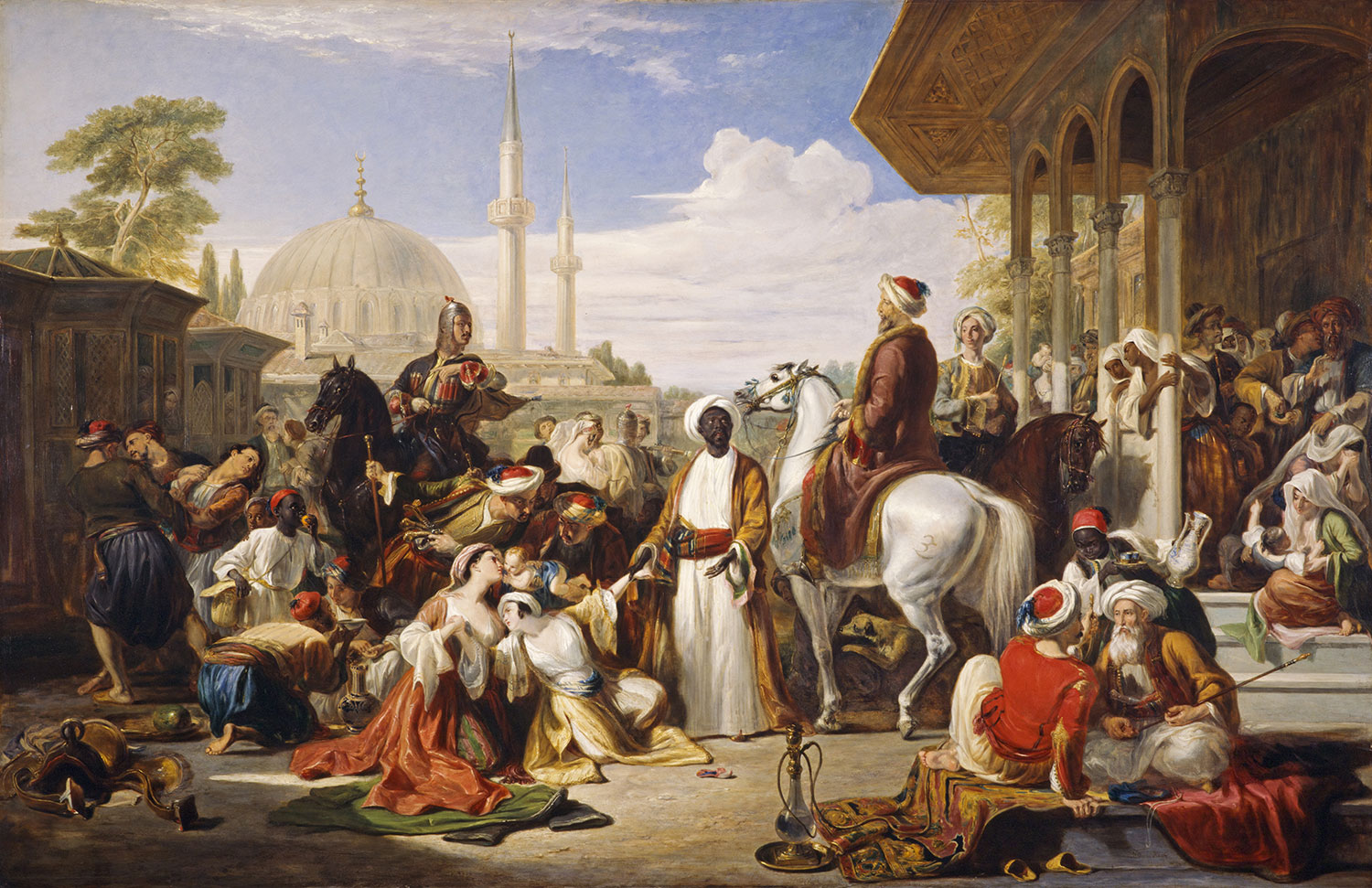 Sir William Allan, The Slave Market, Constantinople © National Galleries of Scotland. Purchased 1980. 