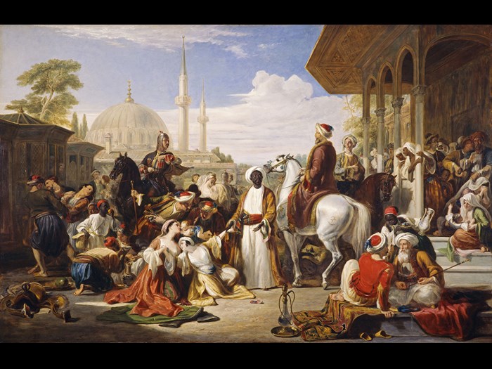 Sir William Allan, The Slave Market, Constantinople © National Galleries of Scotland. Purchased 1980. 