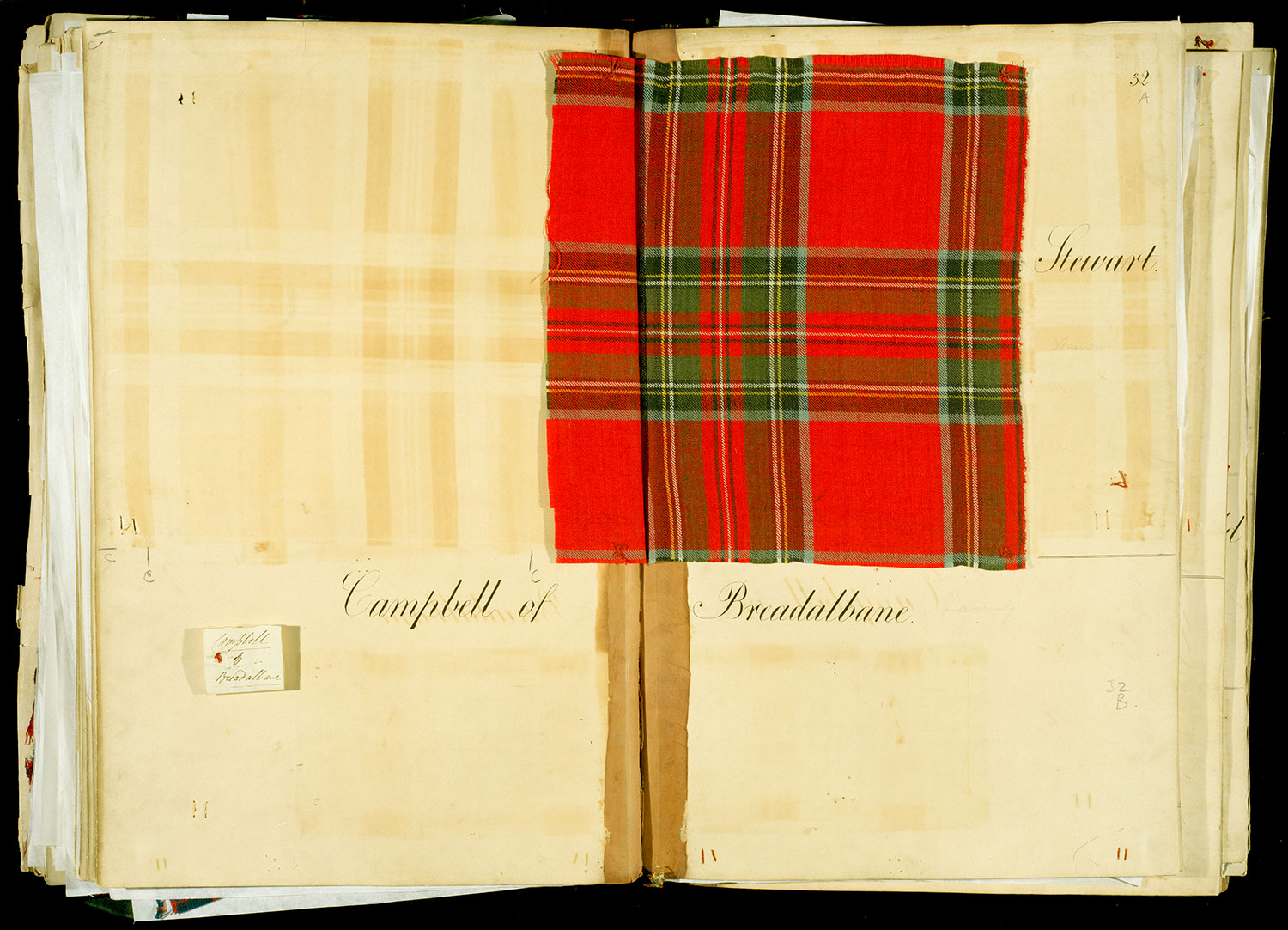 Ledgers of tartan samples formed by the Highland Society of London, c. 1820.