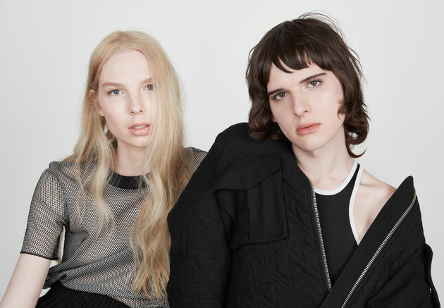 Valentijn De Hingh and Hari Nef. Photographed for the historic all-transgender campaign for & Other Stories. Shot in Stockholm, Sweden in June 2015 © Amos Mac / @amosmac @theamosmac