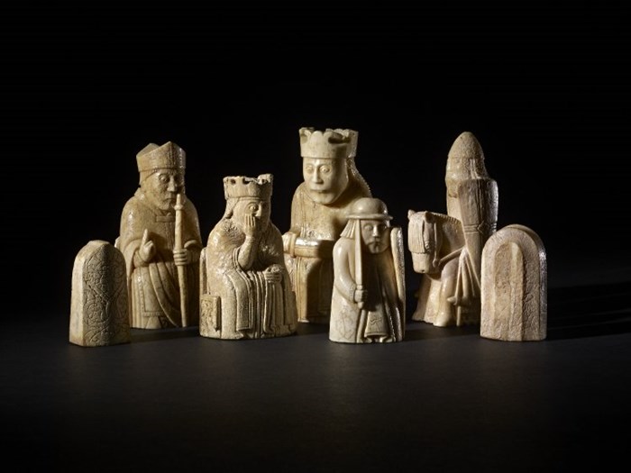 Lewis chess pieces from the British Museum's collection © Trustees of the British Museum CC BY-NC-SA 4.0.