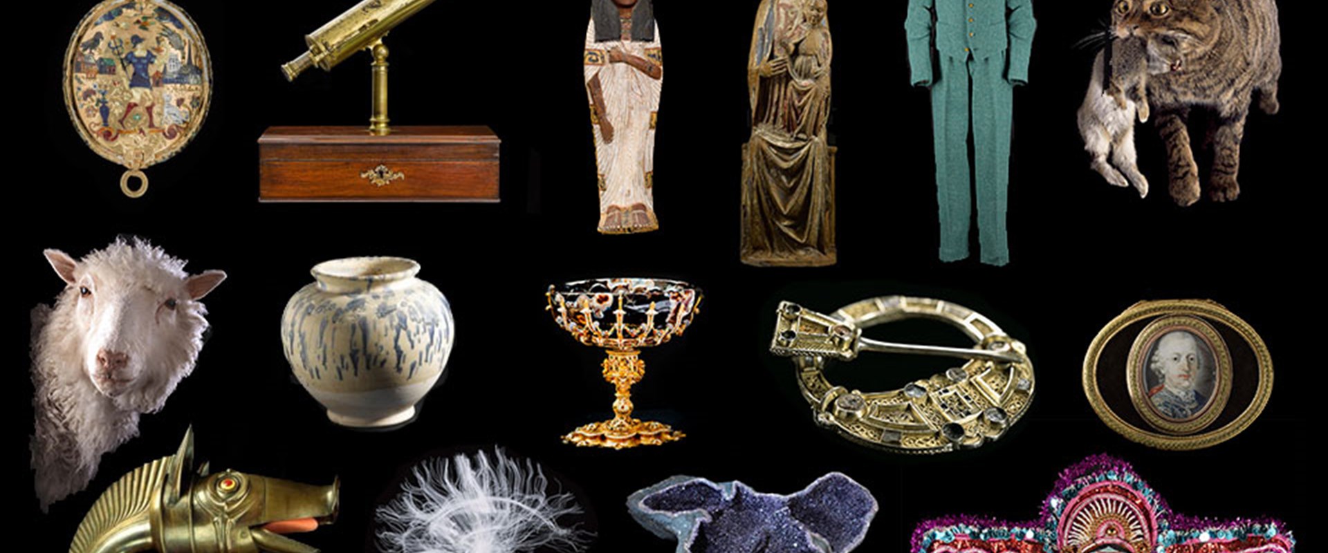 Various museum objects