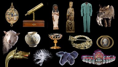 Various museum objects