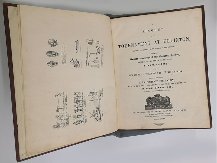 James Aikman & W. Gordon, An Account of the Tournament at Eglinton (Edinburgh: Hugh Paton, 1839)