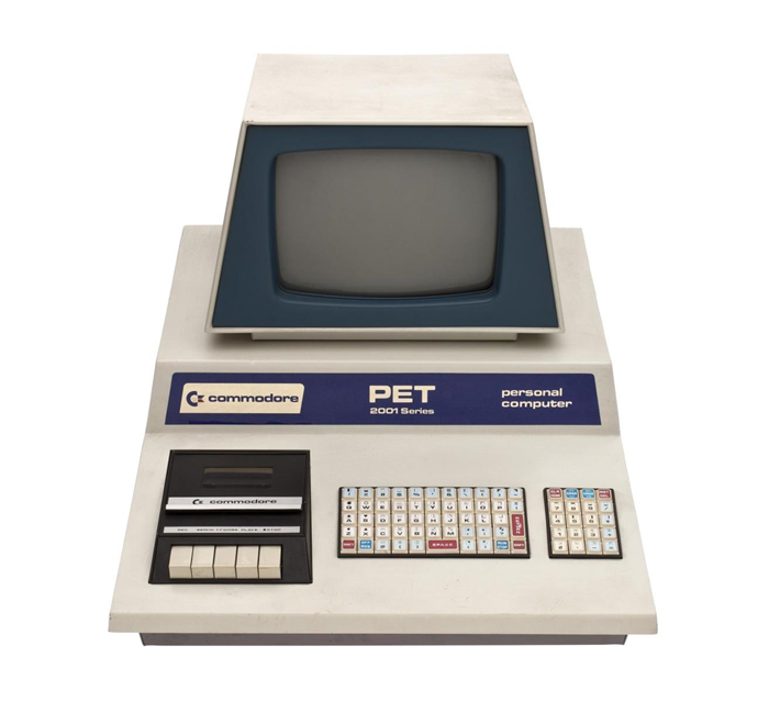 Commodore PET computer, 2001 series, an early desktop from thE first generation of computers, Commodore, USA, c. 1977