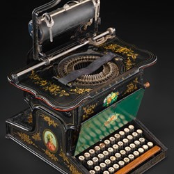 Typewriter, Sholes and Glidden, New York, USA, c. 1875