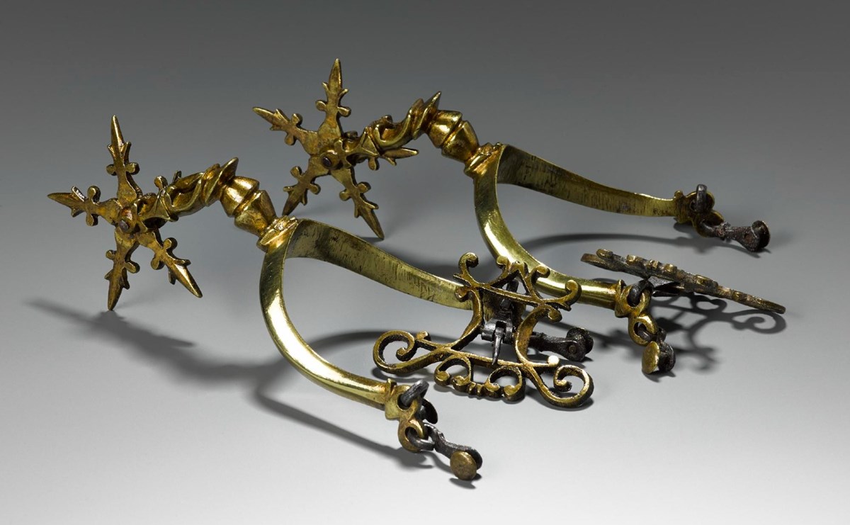Pair of gilt brass rowel spurs worn by Auld Wat Scott of Harden_Walter Scott 250_Landscape_1500