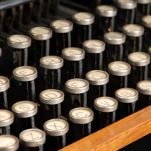 1895 Ad Caligraph Typewriter American Writing Machine - ORIGINAL