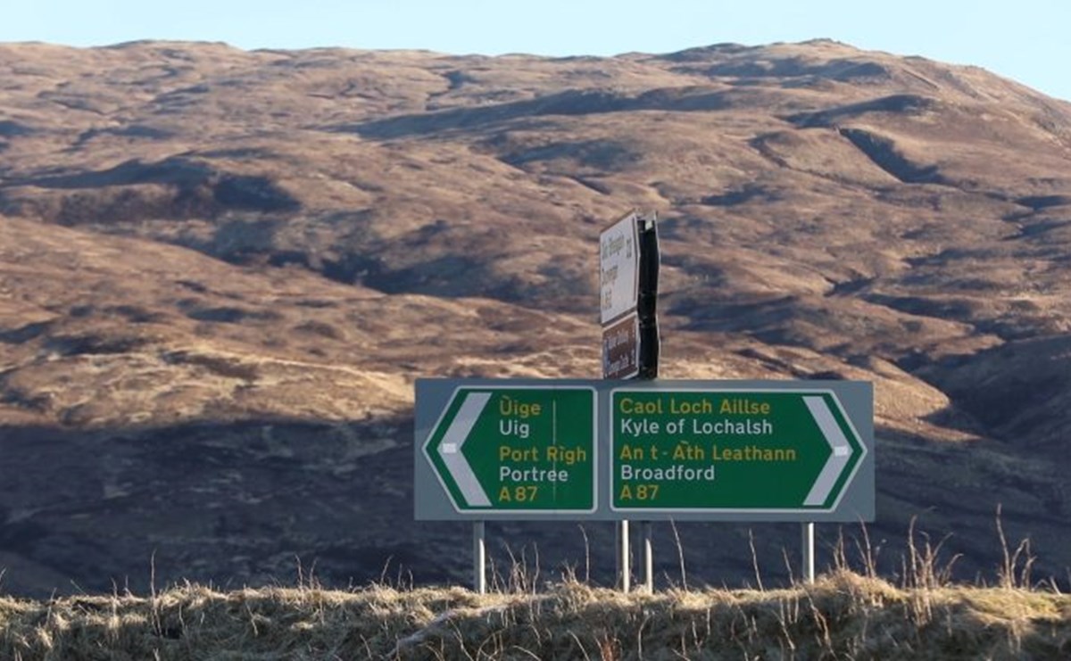 Contemporary Collecting The Present Gaelic Road Sign Landscape 768X432