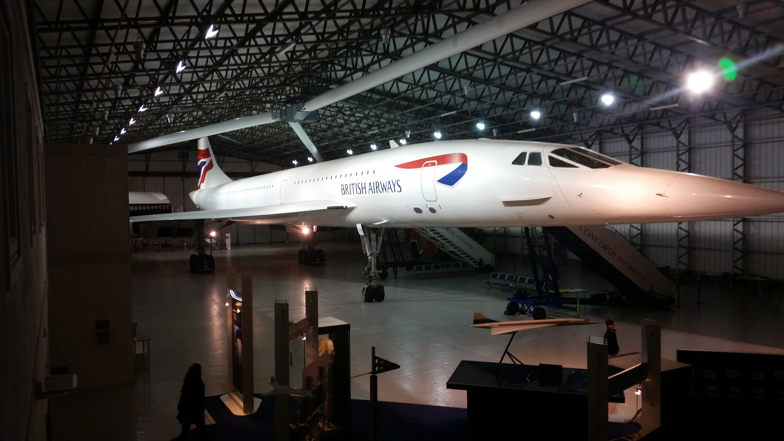Concorde at the National Museum of Flight.