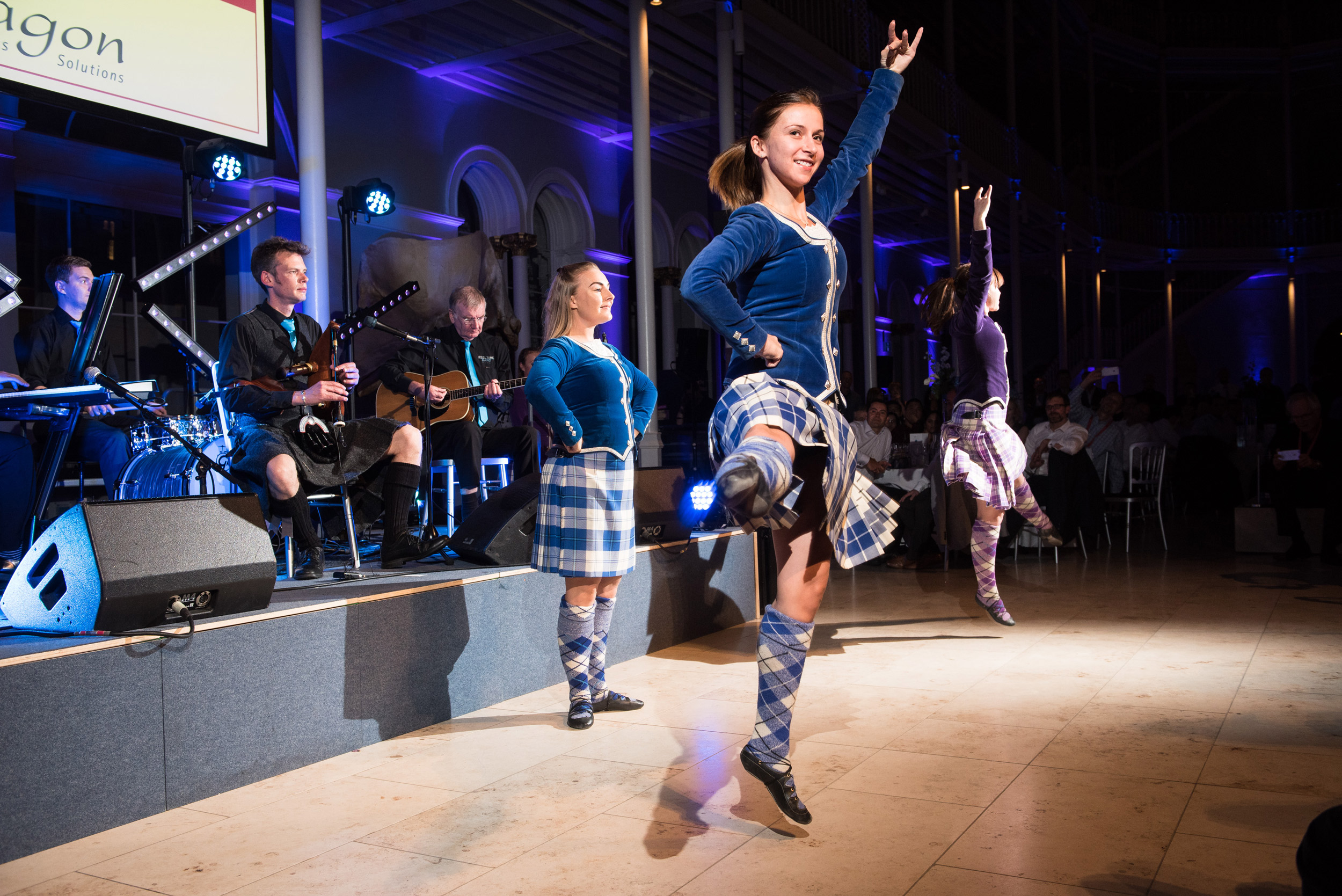 Highland dancers at the National Museum of Scotland © Simon Williams