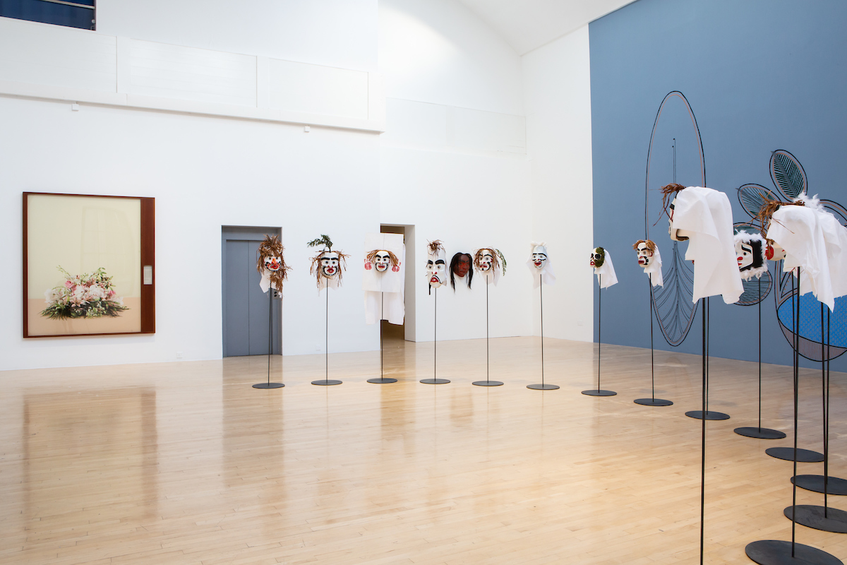 The Pine’s Eye exhibition at the Talbot Rice Gallery, curated by James Clegg. Image courtesy Talbot Rice Gallery, The University of Edinburgh. Photo: Sally Jubb.