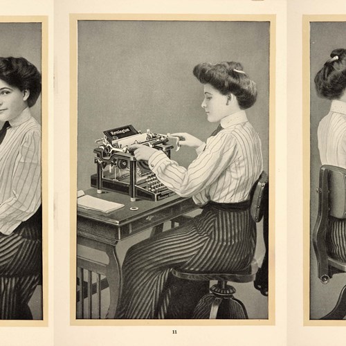 Caligraph typewriter - 1882 - American Writing Machine Co., New
