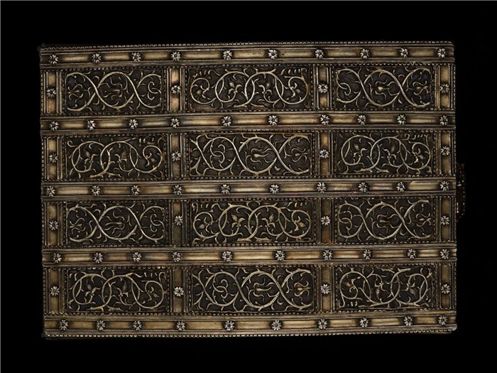 Strapwork on the casket's lid. © National Museums Scotland