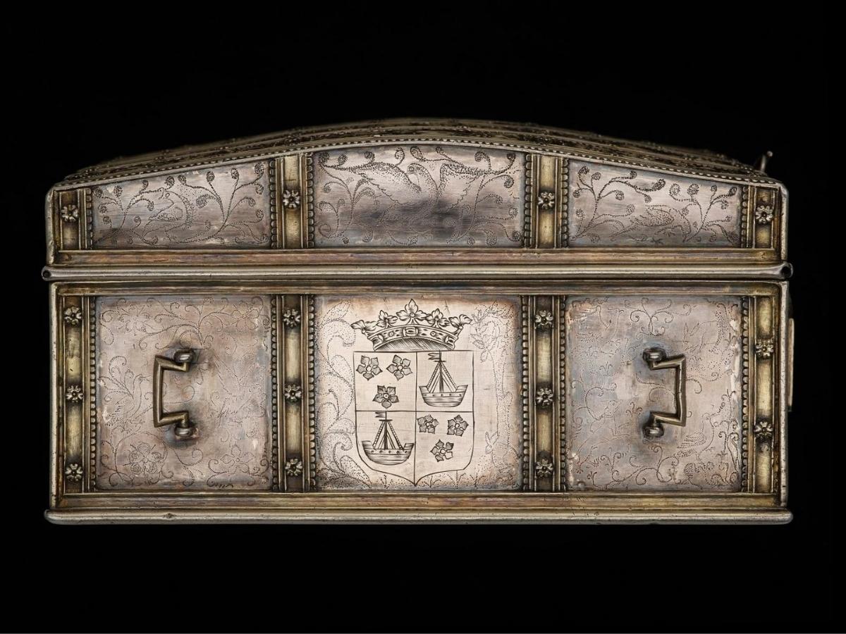 The Mary, Queen of Scots silver casket. © National Museums Scotland