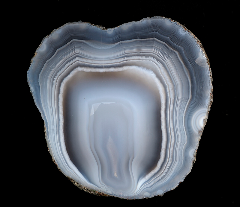 Tooth-like agate from Blue Hole near Montrose.