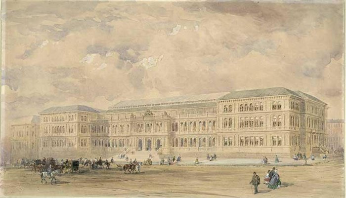 Drawing of the Industrial Museum of Scotland