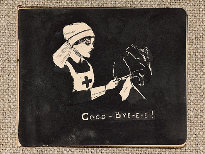 Good-byee-e-e! By S Gordon-Marshall R.S.C. 12.4.18, C.W.H.