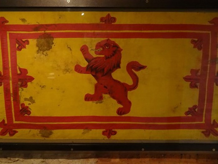 Scottish standard in the National War Museum