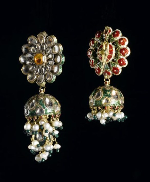 Earrings belonging to Maharaja Duleep Singh