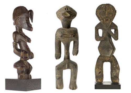 African wooden sculptures