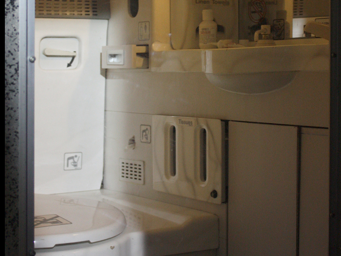 Bathroom on board Concorde