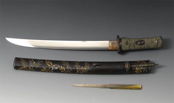 Samurai sword and tanto dagger