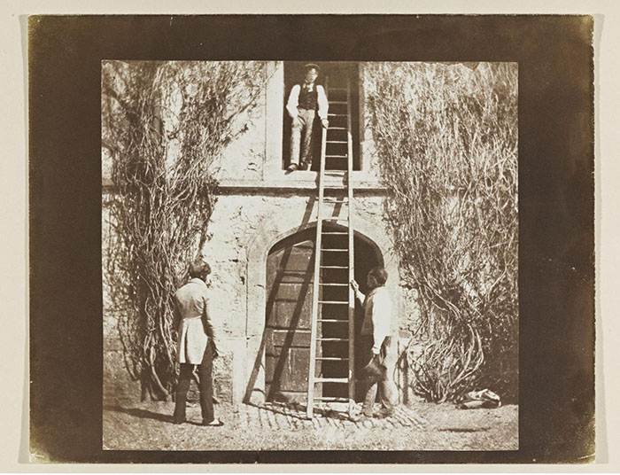The Ladder, Plate XIV from Talbot’s Pencil of Nature