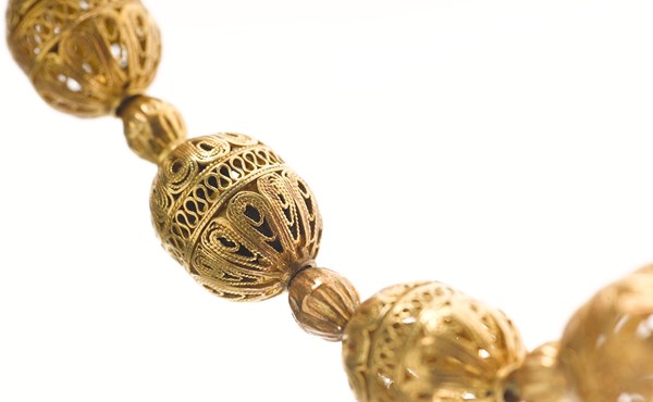 The Penicuik Jewels necklace which is said to have belonged to Mary, Queen of Scots.