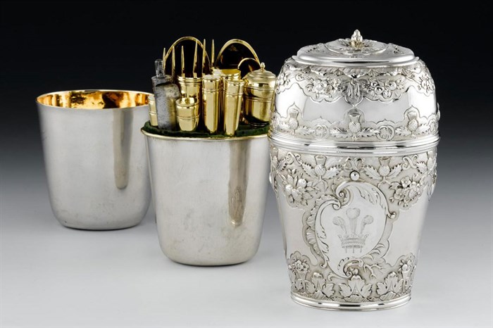 Bonnie Prince Charlie's silver travelling canteen