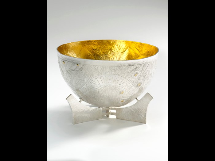 ‘Bowl’, 2009, Michael Lloyd. Measurements: Height 7cm Width 30cm. Image © The Goldsmiths’ Company. Courtesy ‘Collection: The Worshipful Company of Goldsmiths'. '