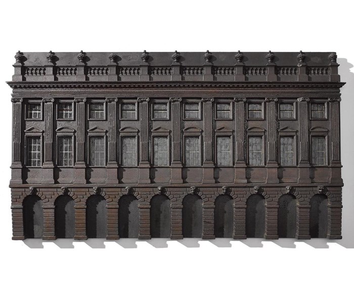 Architectural model of a well-proportioned ten bay and arcaded three storey facade, said to be an architect's model for the Glasgow town house: Scottish, attributed to Alan Dreghorn, c. 1756.
