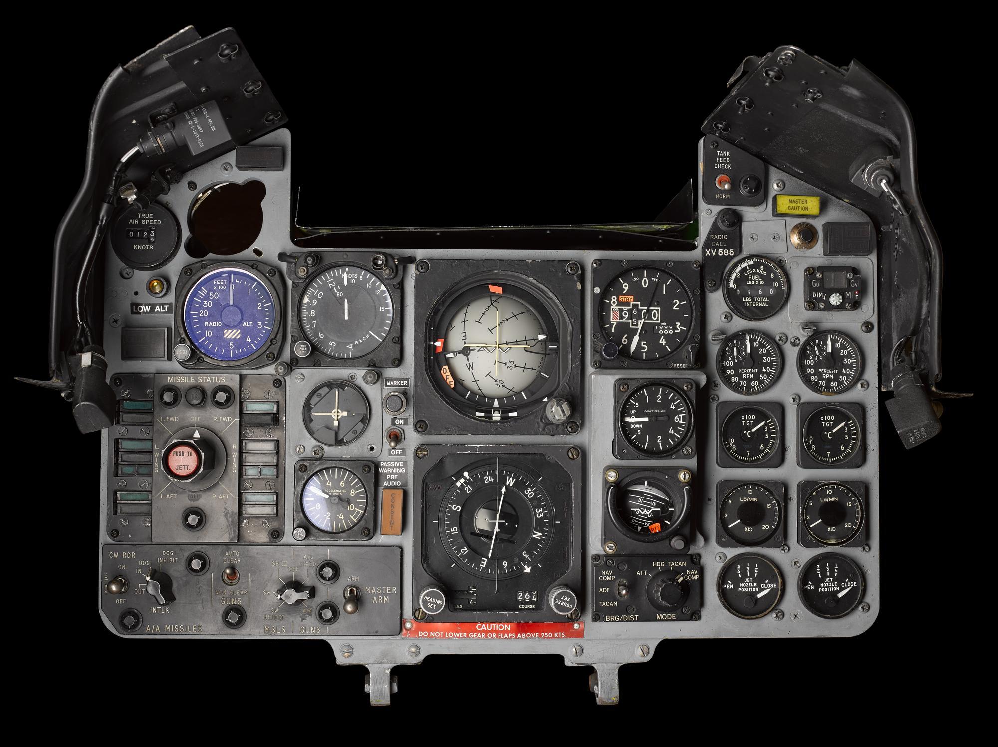 Instrument panel, aircraft