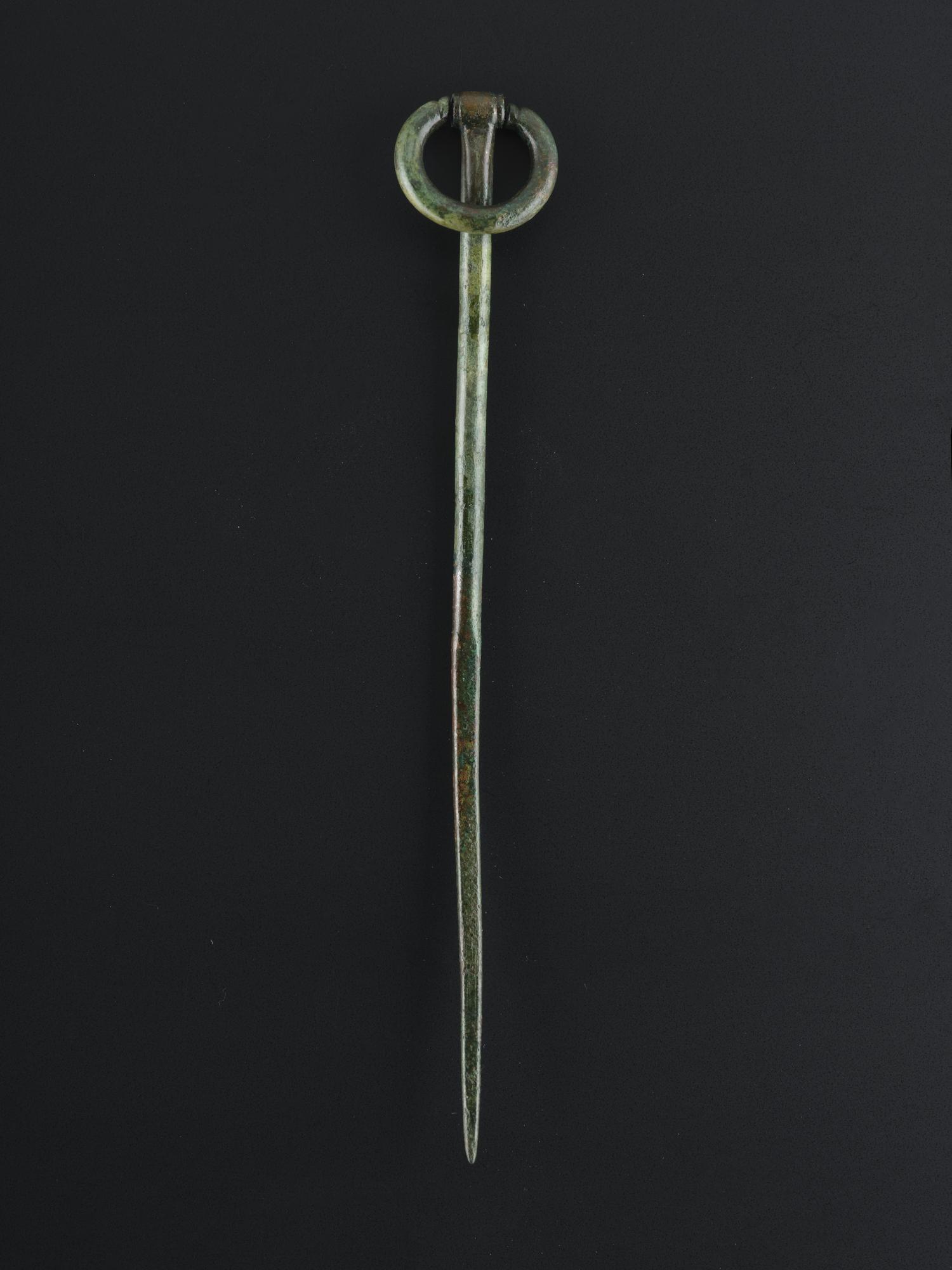 Image of Bronze pin with ring head, from Ardskinish, Colonsay, Argyll, c. 875 - 925 AD © National Museums Scotland