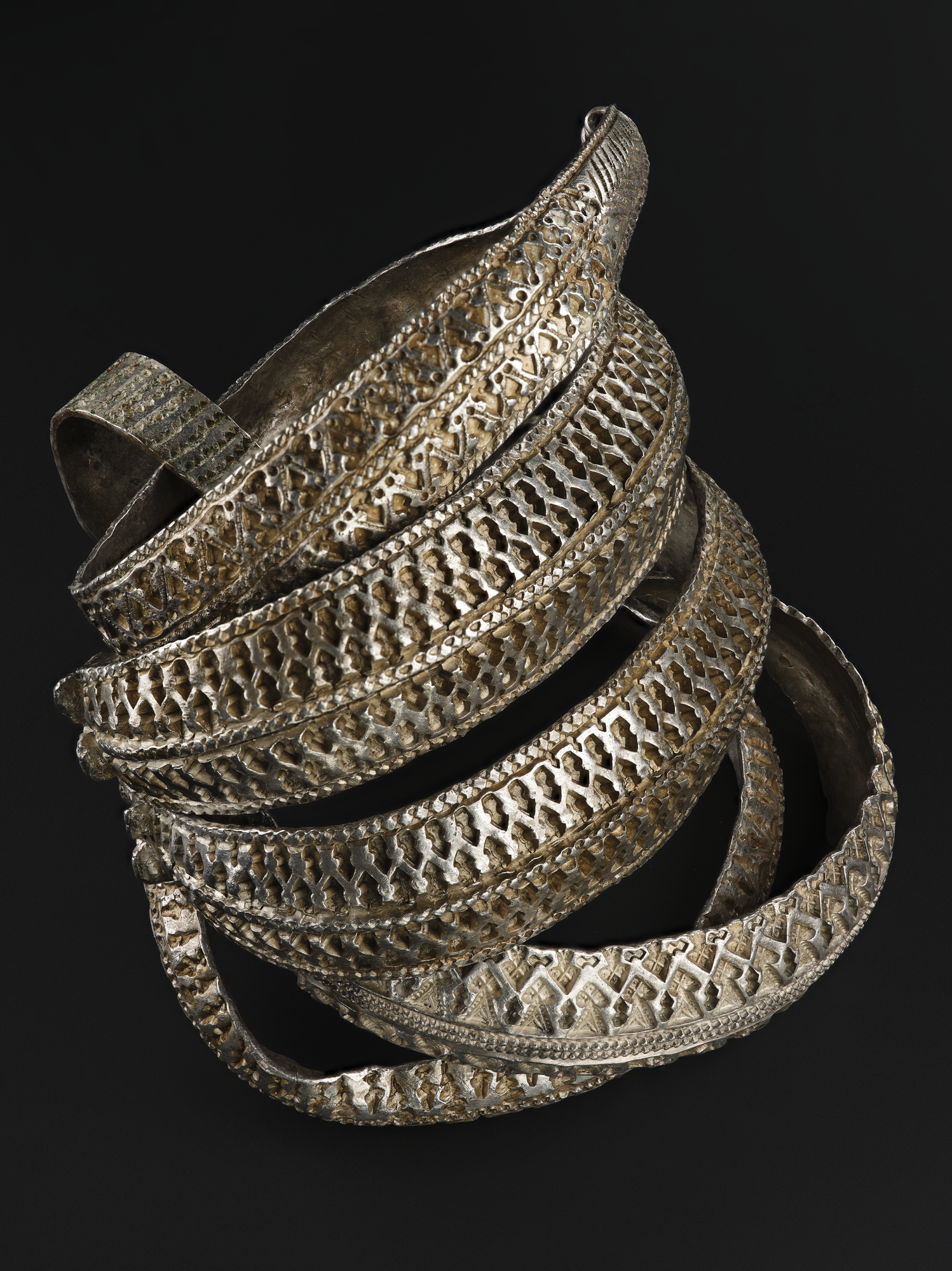 Image of Arm ring group, from the Viking age Galloway Hoard © National Museums Scotland