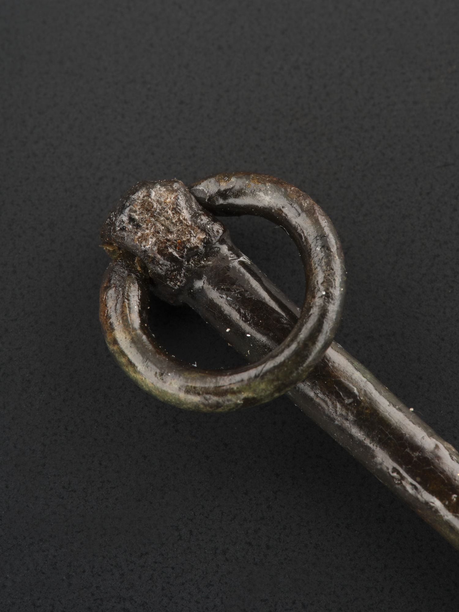 Image of Copper alloy ringed pin from a grave in Westness, Rousay, Orkney, 850 - 900 AD © National Museums Scotland