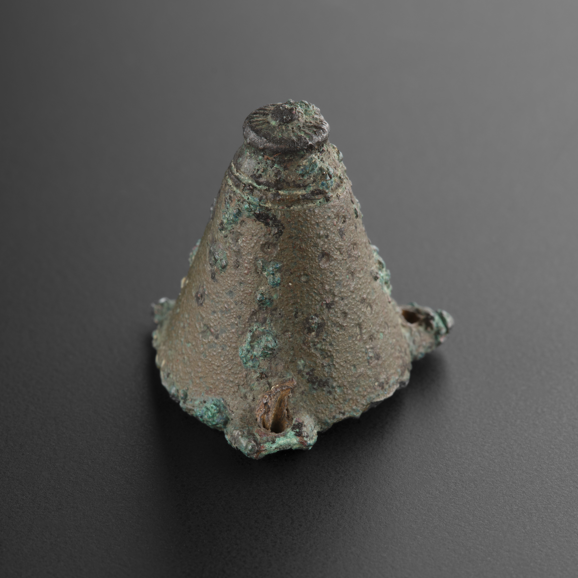 Image of Conical mount of bronze, from a Viking boat burial at Kiloran Bay, Colonsay, Argyll, 875 - 925 AD © National Museums Scotland