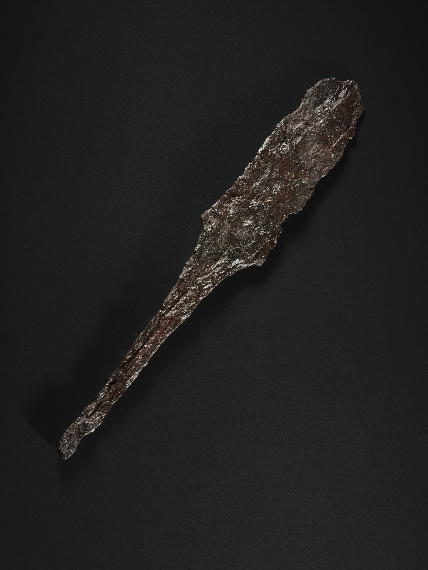 Image of Cut-down native iron sword from the Roman site at Newstead © National Museums Scotland