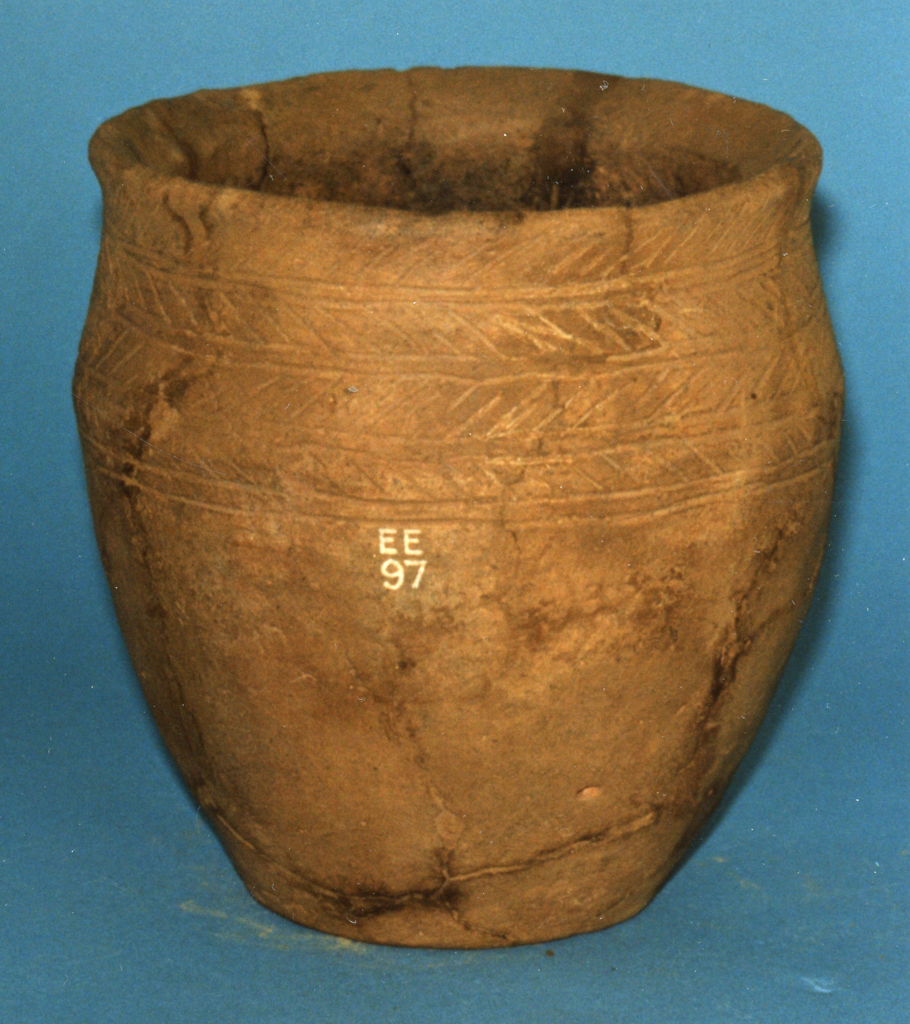 Image of Pottery food vessel from a cist at West Links, North Berwick © National Museums Scotland