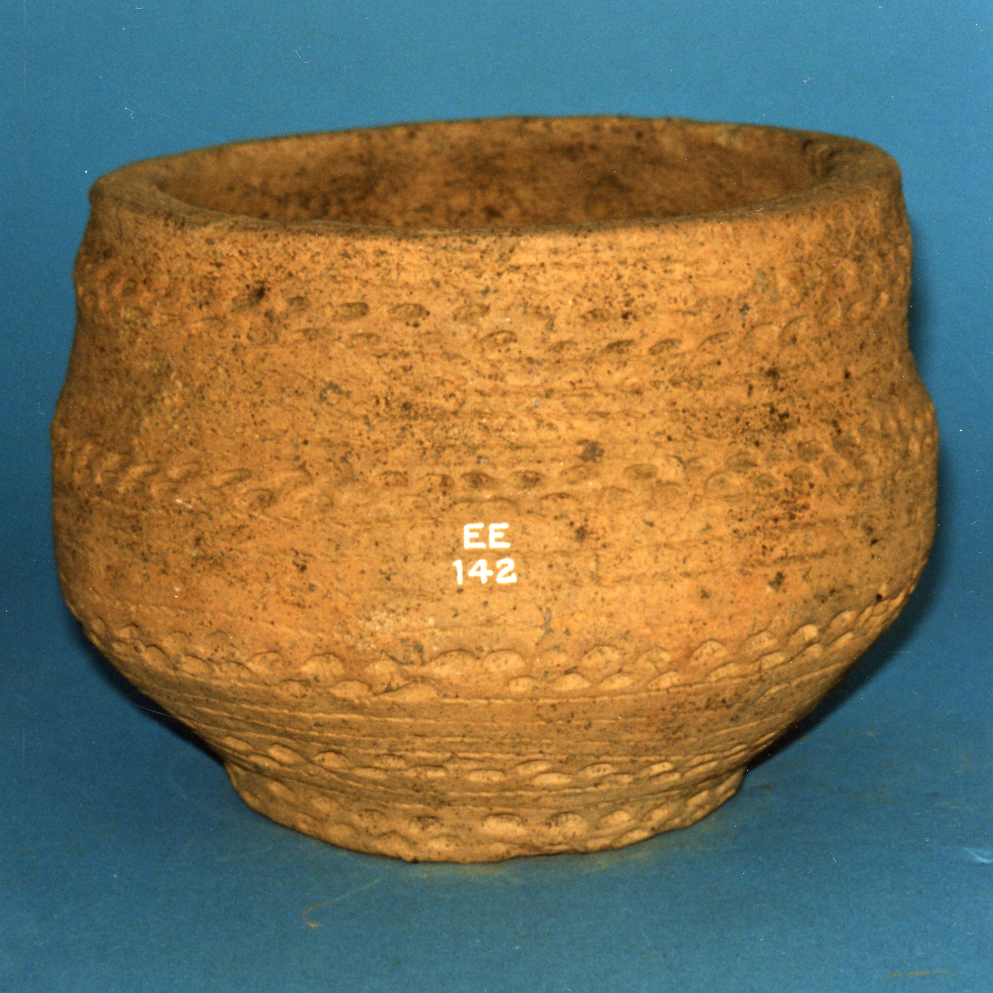 Image of Food vessel of reddish-buff ware, found in a short cist at Knockhills, Kirkden, Angus © National Museums Scotland