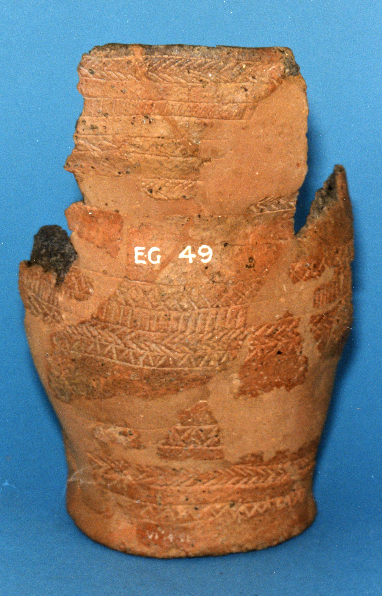 Image of Sherds of Beaker pottery from Farm of Colliston Mill, Arbroath © National Museums Scotland