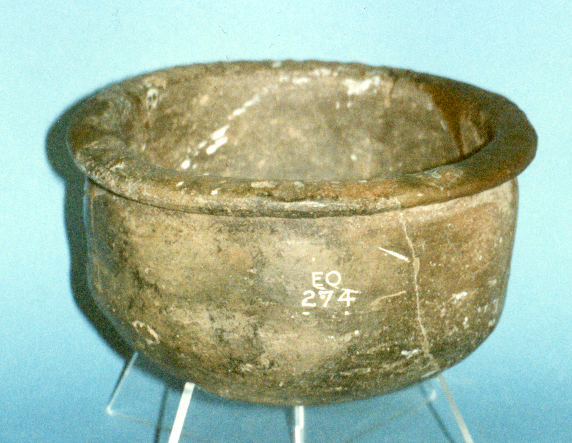 Image of Shouldered pottery bowl from Chamber 1, Glecknabae Cairn, Bute © National Museums Scotland